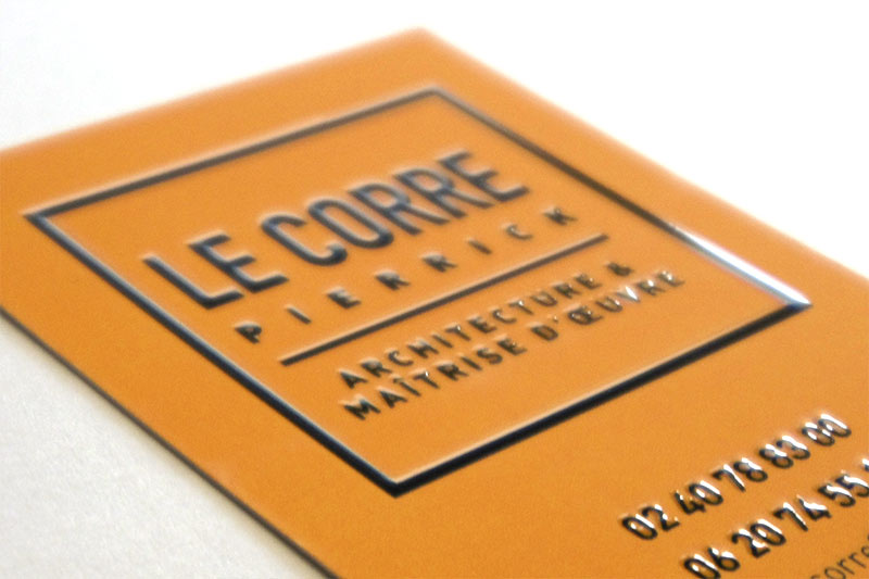 impression papeterie cartes de visite nantes bouguenais