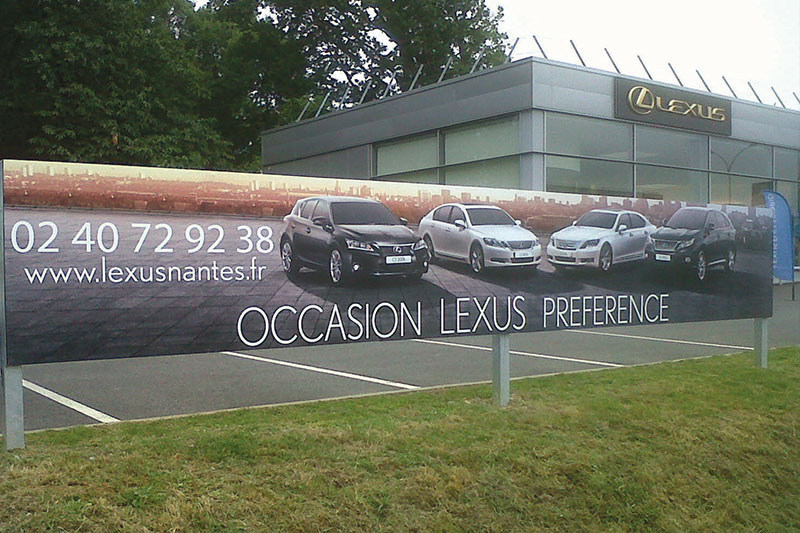 bannière banderoles publicitaires nantes bouguenais