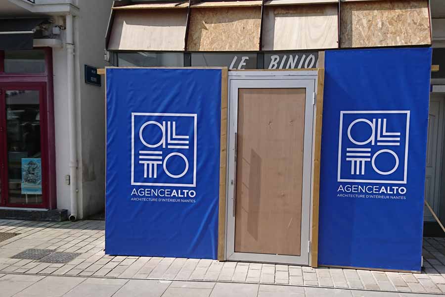 bannière banderoles publicitaires nantes bouguenais